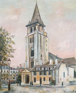 Saint-Germain-des-Prés - Maurice Utrillo