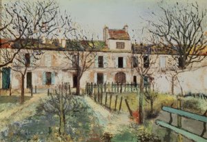 Le jardin de Montmagny  - Maurice Utrillo