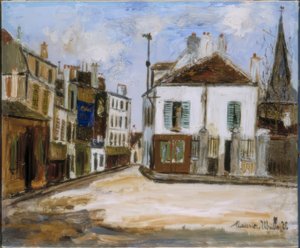 rue de banlieue - Maurice Utrillo