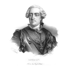 Louis XV, roi de France, vers les années 1820