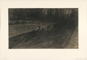 Chevaux labourant - Maurits van der Valk