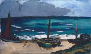 Orage approchant sur la mer