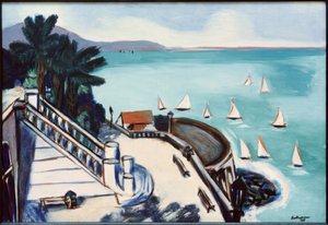 Vue depuis la terrasse à Monte Carlo - Max Beckmann