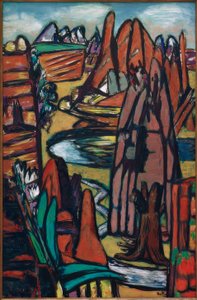 Paysage rocheux - Max Beckmann