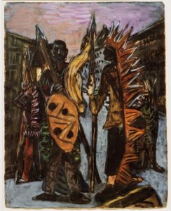 Garçons Jouant aux Indiens - Max Beckmann