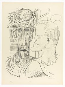 Christ et Pilate, planche 15 de Day and Dream - Max Beckmann