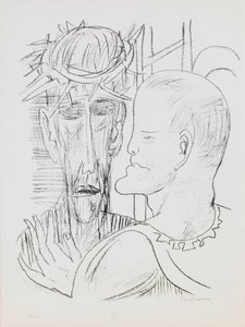 Christ et Pilate, planche 15 du portfolio « Jour et Rêve »