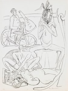 Cirque, planche 12 du portfolio « Jour et Rêve » - Max Beckmann