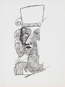 Couple dansant, planche 7 du portfolio « Jour et Rêve » - Max Beckmann