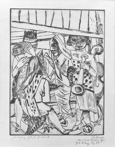 Le rideau se lève - Max Beckmann
