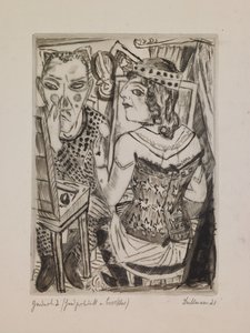 Dressing, planche 2 du portfolio "The Annual Fair" (La foire annuelle) - Max Beckmann