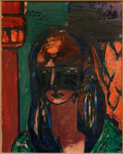 Femme avec masque - Max Beckmann