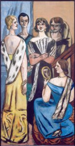 Grand portrait de femmes (Cinq femmes) - Max Beckmann