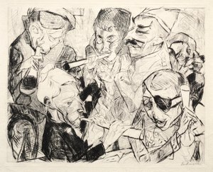 Bonne Année 1917 - Max Beckmann