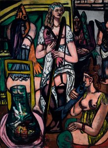 Grand tableau de femmes. Femmes pêcheuses - Max Beckmann