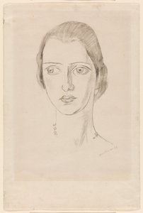 Portrait de Marie-Louise von Motesiczky - Max Beckmann
