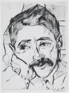 Portrait de Walter Carl - Max Beckmann