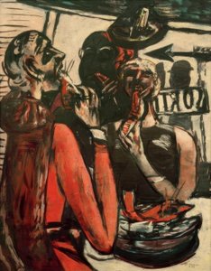 Prunier (Au restaurant Prunier, Paris) - Max Beckmann