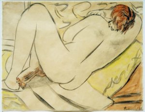 Nu de dos, couché