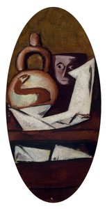 Nature morte (avec figure mexicaine)