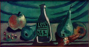 Nature morte avec pomme et poire - Max Beckmann