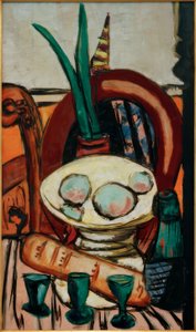 Nature morte avec verres verts