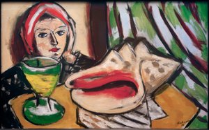 Nature morte avec grande coquille - Max Beckmann