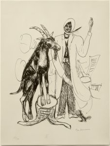 Le bouc - Max Beckmann