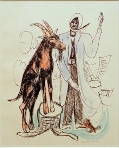 Le bouc - Max Beckmann