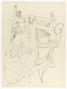 Tango, planche quatre de Day and Dream - Max Beckmann