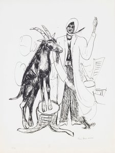 Le Cerf, planche 9 du portfolio « Jour et Rêve » - Max Beckmann