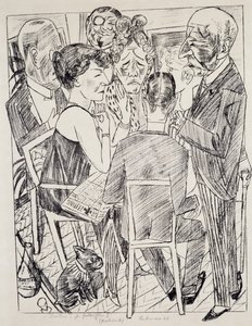 Le déçu I, par Max Beckmann (1884-1950)