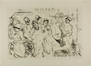 La grande opération, planche dix-huit de Visages - Max Beckmann