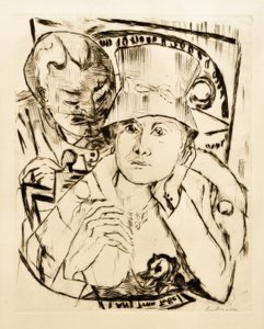 Loge de théâtre - Max Beckmann