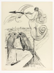 Girouette, planche deux de Jour et Rêve - Max Beckmann