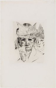 Femme en pleurs - Max Beckmann