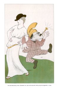 M. Rudyard Kipling prend une journée de repos, sur la terre maudite... 1904 - Henry Maximilian Beerbohm