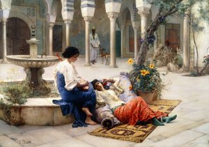 Dans la cour du harem