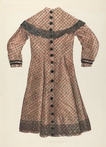 Robe de fille en challis, c. 1937