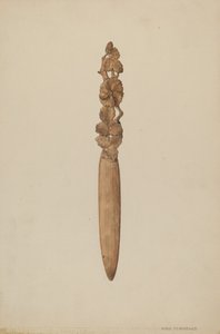Couteau à papier, vers 1938 - Max Fernekes
