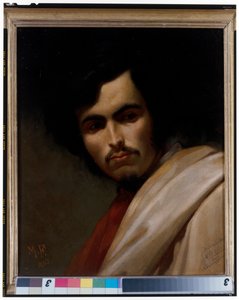 Portrait du peintre Nikolaus Gysis (1842-1901), buste