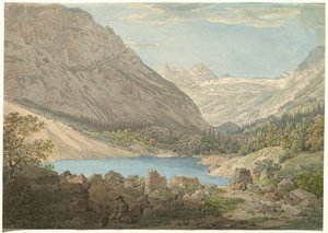 "La piscine bleue" dans la vallée du Rein près de Garmisch - Max Joseph Wagenbauer