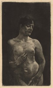 Un nu debout, 1891 - Max Klinger