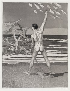 Le coup de feu (Tente, Opus XIV, 1re partie, n° 10) - Max Klinger