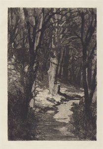 Dans la forêt - Max Klinger