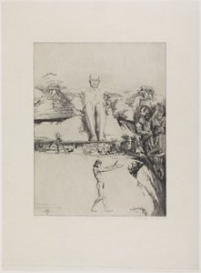 Integer vitae (feuille isolée de : De la mort, deuxième partie, opus XI, feuille 1) - Max Klinger