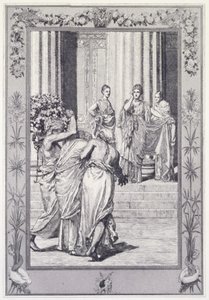 Psyché et Vénus, planche 33 de la série « Cupidon et Psyché : Opus V » - Max Klinger