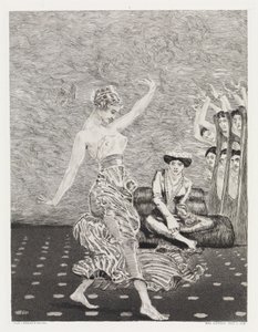 Danse (Tente, Opus XIV, 2e partie, n° 27) - Max Klinger