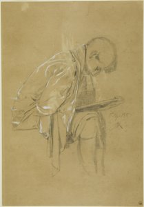 Le chroniqueur (recto et verso) - Max Klinger
