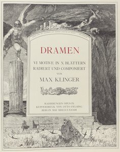 Page de titre - Max Klinger